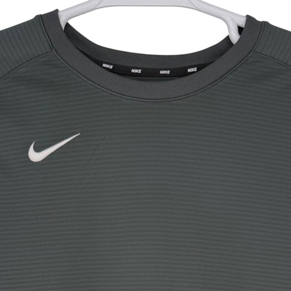 Nike Dri-FIT SEC Championship Long Sleeve Training Top Grey CT4050-060 Mens XL